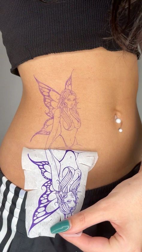 Alina Baraz, Butterfly Tattoo Stencil, Chain Tattoo, Black Girls With Tattoos, Fairy Tattoo, Best Sleeve Tattoos, Teenage Fashion, Art Wallpaper Iphone, Tattoo Design Drawings