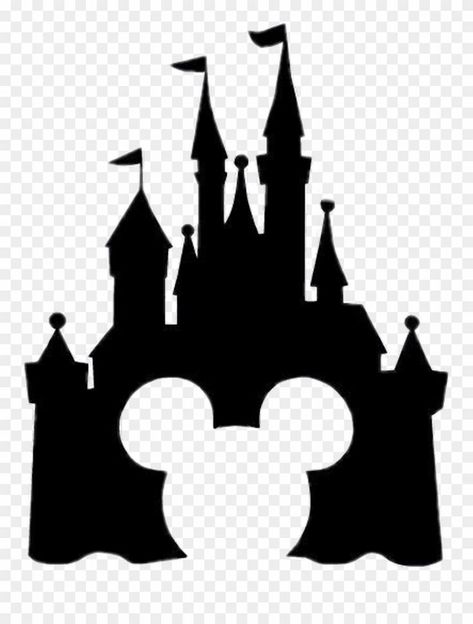 Silhouettes Disney, Disney Castle Silhouette, Disney Silhouette Art, Drawing Dragon, Deco Disney, Castle Silhouette, Disney Clipart, Disneyland Castle, Disney Silhouette