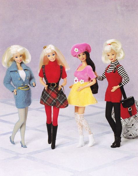 old school barbie 1995 Fashion, School Barbie, 1980s Barbie, Barbie 1990, Barbie 80s, Barbie Gifts, Barbie 90s, Nostalgia Core, Barbie Outfits