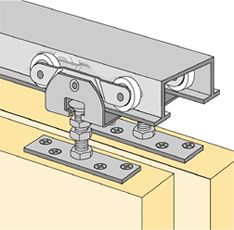 System 72223 - Sliding Door Hardware Bi-Passing Bathroom Closet Remodel, Cabinet Sliding Door, Cabinet Building, Sliding Pocket Doors, Interior Design Courses, Sliding Door Systems, Metal Working Projects, Closet Remodel, Architecture Design Sketch