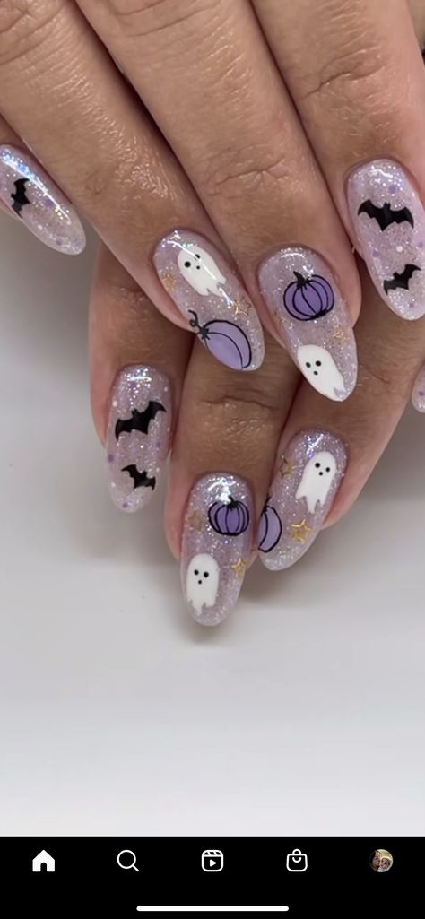 Stars Nails, Bat Nails, Holloween Nails, Cute Halloween Nails, Pumpkin Nails, October Nails, Seasonal Nails, Halloween Nail Designs, Halloween Nail