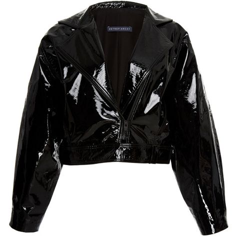 Zeynep Arçay Mini Patent Leather Jacket (6.975 BRL) ❤ liked on Polyvore featuring outerwear, jackets, black, cropped jacket, patent leather jacket, mini jacket and patent jacket Patent Leather Jacket, Slytherin Clothes, Mini Jacket, Chic Black Outfits, Black Cropped Jacket, Cropped Jackets, Outfit Png, Jackets Black, Black Femininity