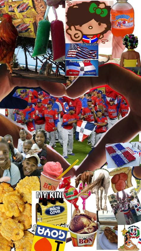 Collage because im Dominican born there and love there 🇩🇴❤️ Sza Collage Wallpaper, Mexican American Culture, Summer Beach Wallpaper, Hispanic Aesthetic, Puerto Rico Pictures, Dominican Republic Travel, Dominican Republic Flag, Funny Spanish Jokes, Dominican Food