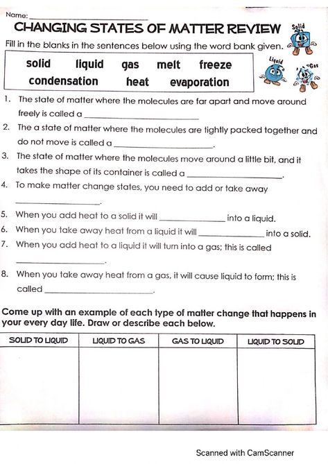 States And Properties Of Matter, Three States Of Matter Activities, Changes In Matter Activities, Changing States Of Matter Worksheet, Changes Of State Of Matter, Matter Worksheet Grade 3, States Of Matter 3rd Grade, States Of Matter Worksheet 5th Grade, States Of Matter Worksheet Grade 4