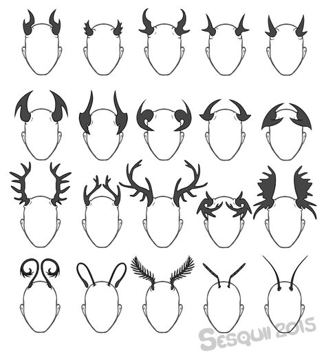 Horns Drawing References, Learn To Draw People, Body Ideas, Community Photos, Draw People, Drawing Expressions, Concept Art Drawing, Poses References, Creature Concept Art