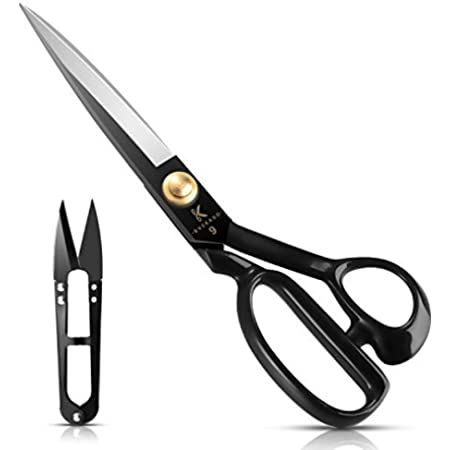 Fabric Scissors Professional 9 inch Heavy-Duty Sewing-Scissors for Leather Industrial Strength High Carbon Steel Tailor-Shears Dressmaking Tailoring Home Office Artists Students : Amazon.ca: Home Tailor Scissors, Paper Clothes, Sewing Scissors, How To Make Paper Flowers, Fabric Scissors, Tool Steel, Creative Hobbies, High Carbon Steel, Flower Making