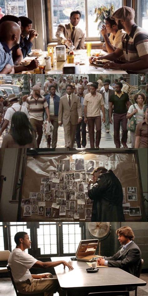 USA American Gangster, Denzel Washington, Cinematography, Film, Music