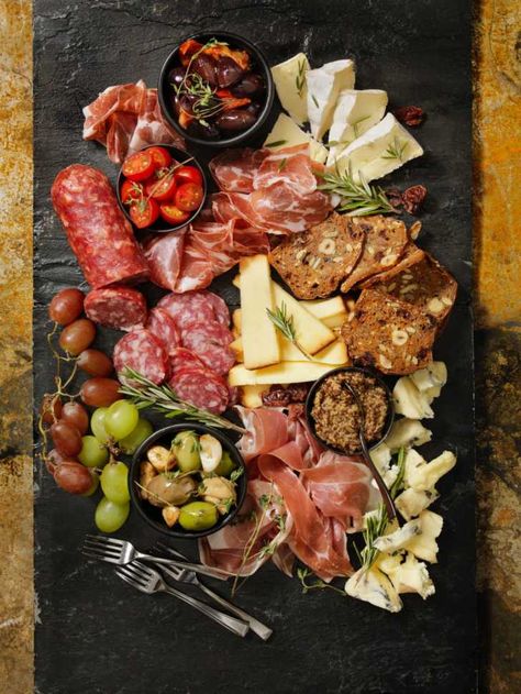 How To Build Your Own Charcuterie Board – 12 Tomatoes Easy Cheese, Pickled Veggies, Charcuterie Recipes, Dried Figs, Blood Type, Cured Meats, Cheese Plate, Soft Cheese, Meat And Cheese