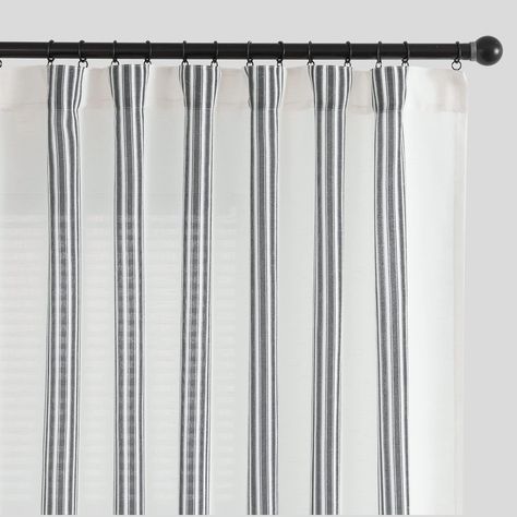 PRICES MAY VARY. Balanced Stripe Curtains: Bring some rustic touch to your home with JINCHAN linen curtains. Package includes 2 panels 52 inch wide by 84 inch long each, 104 by 84 combined. A touch of playful modernity mixed with subtle textures, these linen curtains style your windows in a simple way. Beauty Meets Simplicity: Made of lightweight flax fabric in neutral color palette, these semi sheer curtains strike a perfect balance between softness and substance with a casual style. They provi Linen Window Treatments, Semi Sheer Curtains, Curtains Style, Extra Long Shower Curtain, Window Curtains Bedroom, Long Shower Curtains, Drapes For Bedroom, Bedroom Drapes, Living Room Black