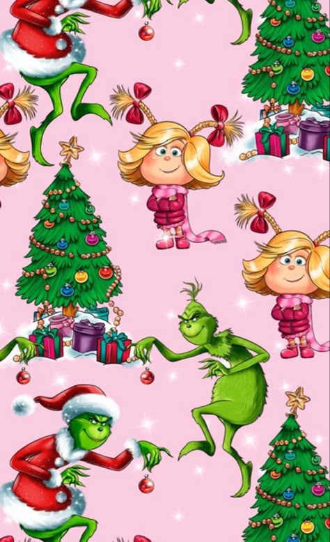 The Grinch Computer Wallpaper, Christmas Grinch Background, Cute Christmas Themes, Grinchmas Wallpaper, Grinch Background Wallpapers, The Grinch Aesthetic Wallpaper, Pink Grinch Wallpaper, Grinch Christmas Wallpaper Iphone, Grinch Wallpaper Iphone