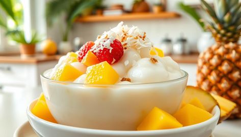 🥥 Easy Coconut Tapioca Pudding Recipe | Tropical Dessert 🥥
Bring a taste of the tropics to your table with this Coconut Tapioca Pudding! This creamy dessert has a luscious coconut flavor with soft tapioca pearls, making each spoonful a delightful mix of texture and tropical goodness. A perfect light and refreshing treat.
#TapiocaPudding #CoconutDessert #TropicalTreat Tapioca Pudding Recipe, Coconut Tapioca Pudding, Tapioca Dessert, Coconut Milk Benefits, Coconut Tapioca, Tropical Desserts, Tapioca Pudding, Coconut Pudding, Coconut Desserts