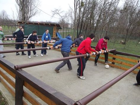 Human Foosball WIN Human Foosball, What Is Human, Wooden Games, Foosball, Carnival Games, Skills Activities, Christian Humor, Outdoor Games, Outdoor Party