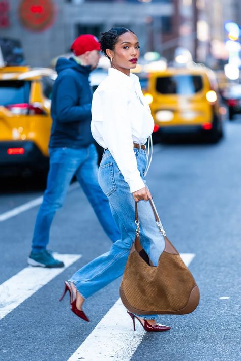 Yara Shahidi, Rainbow Bag, Purse Collection, Tracee Ellis Ross, Street Style Fall, Megan Thee Stallion, Charli Xcx, Classy Casual, Bag Collection