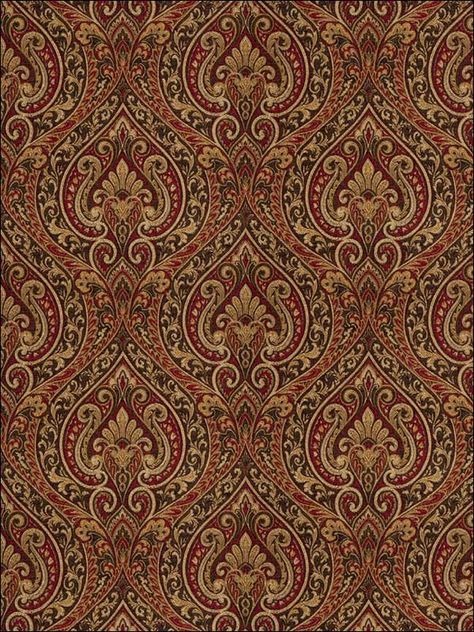 Wallpaper Online | Wallpaper, Borders, Wall Coverings by Wallpapers To Go Furnishing Fabrics, Paisley Wallpaper, Textile Pattern Design, Damask Wallpaper, Curtain Patterns, Digital Print Fabric, Jacquard Pattern, Damask Pattern, Drapery Fabric