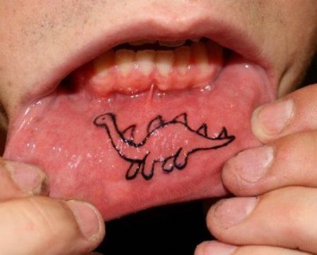 Inside Lip Tattoos, Inner Lip Tattoo, Angel Bites, Infected Tattoo, Mouth Tattoo, Serpent Tattoo, Dinosaur Tattoos, Stick N Poke, William Ellis