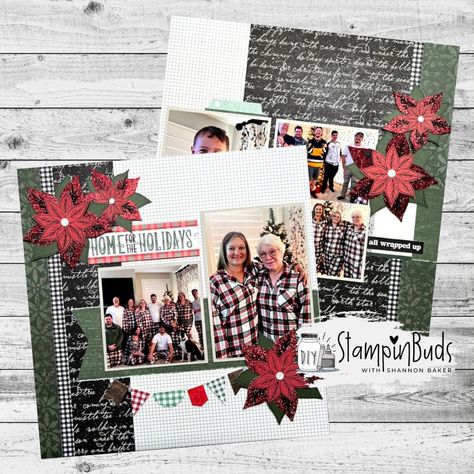 Fun Family Christmas Photos, Scrapbook Sample, Winter Scrapbook Layouts, School Scrapbook Layouts, Winter Scrapbooking, Christmas Scrapbook Pages, Christmas Scrapbook Layouts, Christmas Layouts, School Scrapbook