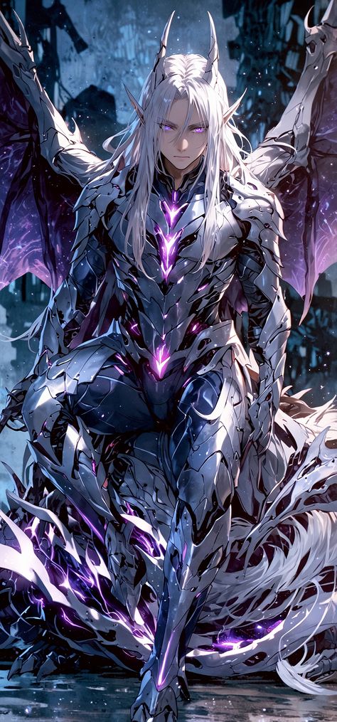 Crimson Dawn, Warrior Drawing, Dragon Armor, Fantasy Demon, Hybrid Art, Cool Pokemon Wallpapers, Dark Fantasy Artwork, D&d Dungeons And Dragons, Fantasy Armor