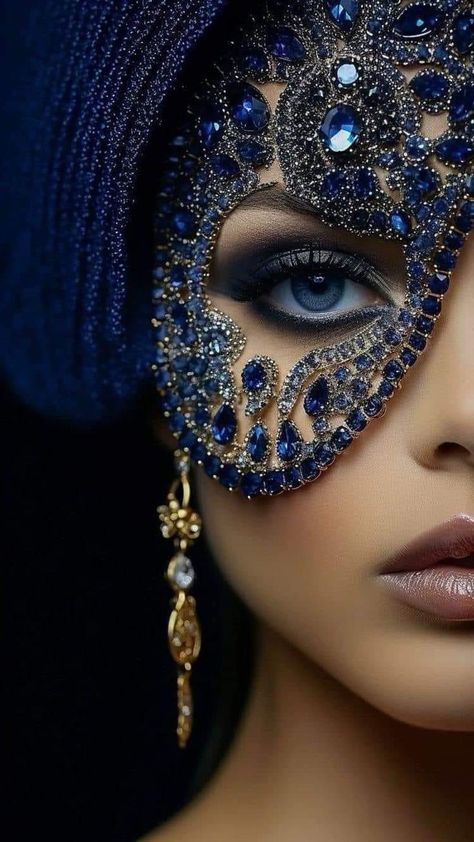 Indian Style Jewelry, Digital Art Software, Art Photography Portrait, Venetian Masquerade, Beautiful Mask, Foto Art, Masquerade Mask, Girl Wallpaper, Makeup Art