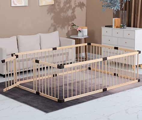 Baby Gate Play Area, Playpen Baby, Baby Play Yard, Safety Gates, Luxury Stuff, Play Pen, Dream Nursery, Baby Activity Center, Baby Playpen