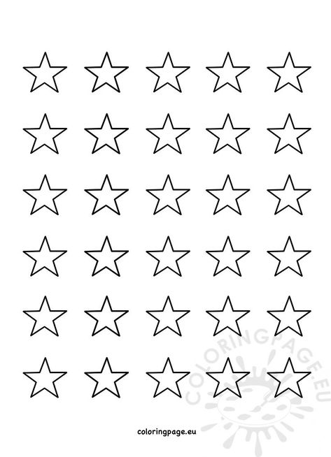 Stars Template, Superhero Crafts, Star Outline, Star Coloring Pages, Small Stars, Math Journal, Tattoo Outline Drawing, Star Template, Star Stencil