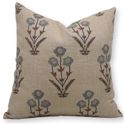 Introducing our exquisite collection of handcrafted throw pillow covers, designed for elegance and comfort in both indoor and outdoor spaces. Made from fabric, our premium cushion covers feature unique vintage designs created through traditional hand block printing techniques. Indulge in the luxurious feel of our 100% linen pillows, offering a natural option for your home. The soft, durable fabric ensures long-lasting quality and adds a cozy texture to any space. Each decorative pillow cover sho Olive Green Throw Pillow, Throw Pillows On White Bedding, Organic Traditional Decor, Masculine Pillows, Pillows Decorative On Couch, Cozy Vintage Home, Living Room Throw Pillows, French Country Pillows, Throw Pillow Combinations