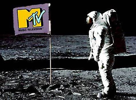 Neil Armstrong and his walk on the moon inspired one of the most iconic of Generation X brands: MTV. I've always loved the rotoscoping of this. Happy 30th Anniversary, 80s Tv, Back In My Day, Tennessee Williams, Mtv Videos, Pac Man, 30th Anniversary, Grand Theft Auto, All Music