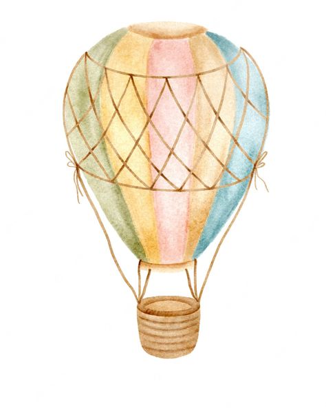 Hot Air Balloon Illustration, Hot Air Balloon Cartoon, Cute Hot Air Balloon, Balloon Illustration, Baby Theme, Mosque Art, Invitations Design, Baby Themes, Photo Editing Apps