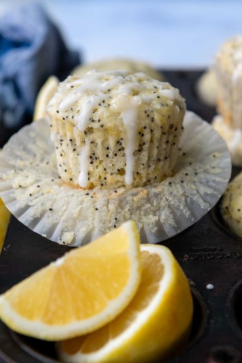 Fluffy, Moist Gluten-Free Lemon Poppy Seed Muffins Gf Poppy Seed Muffins, Dairy Free Lemon Poppyseed Muffins, Lemon Poppyseed Muffins Gluten Free, Lemon Poppyseed Muffins Healthy, Lemon Curd Poppy Seed Muffins, Healthy Lemon Poppyseed Muffins, Gluten Free Meals, Dairy Free Muffins, Lemon Poppy Seed Muffins