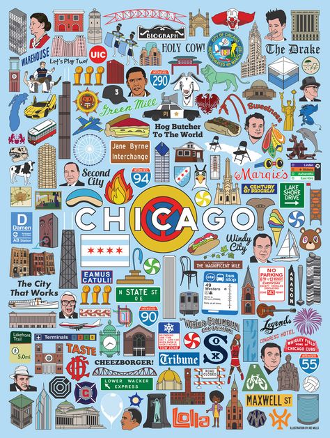 Check out this @Behance project: "Chicago Icons" https://www.behance.net/gallery/44689445/Chicago-Icons Chicago Illustration, Landmarks Illustration, Factory Illustration, Chicago Baby, Chicago Landmarks, Chicago Print, Bullet Journal Ideas Templates, Lake Shore Drive, Chicago History