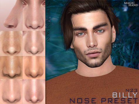 Male Cc Skin Details, Male Cc Skin, Sims 4 Presets, Sims 4 Face, Sim4 Cc, Sims 4 Skin, Straight Nose, Male Sims, The Sims 4 Skin