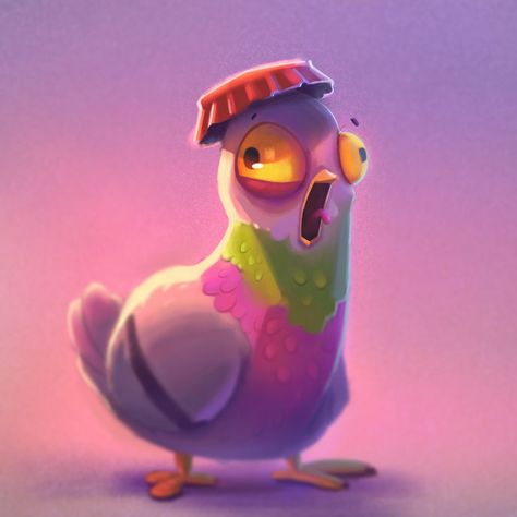 Pigeon Cute, Pigeon Character, Game Pigeon, Cute Pigeon, Sketches Sketchbook, Poses References, Character Ideas, Sketchbook Drawing, Illustration Character Design