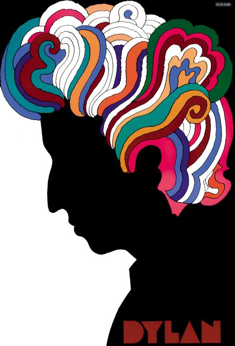 Our 7 Favorite Posters From Milton Glaser’s New Collection Bob Dylan Poster, Poster Grafico, Graphic Design History, David Carson, Herb Lubalin, Paula Scher, Iconic Poster, Massimo Vignelli, Milton Glaser