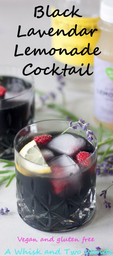 Fun and flavorful lemonade with a healthy cocktail option. Can be made with homemade lavender lemonade or prepared as called for in this recipe (one used also has probiotics). Black Lemonade Recipe, Black Lemonade, Healthy Cocktail Recipes, Flavored Lemonade, Raspberry Vodka, Healthy Cocktails, Lemonade Cocktail, Lavender Lemonade, Pretty Drinks