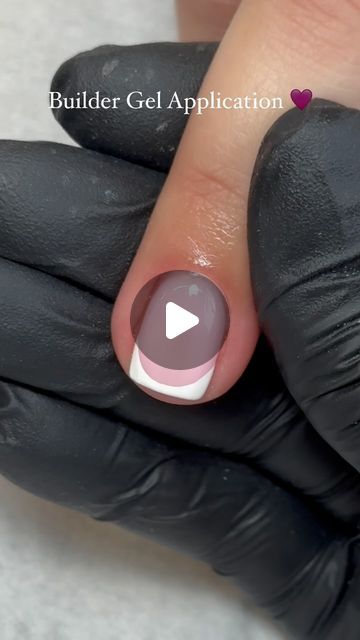 Codie Chown NBC on Instagram: "Builder Gel Application 💅🏼  Using Build Me Up Hard Base - Shade Marshmallow 🩷  Works best with our ‘Back To Base’ for the best adhesion ✨  #nails #buildergel #buildergelnails #buildergelinabottle #gelnails #nailtrends #nailinspo #nailideas #nailaddict #nailtech #nailtechlife #nailaddict #nails4today #nailfashion #nailitdaily #nailaddiction #nailprodigy #nailobsession #nailfies #nailvids" French Builder Gel Nails, Builders Gel Nail Designs, Builder Gel Overlay On Natural Nails, Builder Gel Polish, Square Builder Gel Nails, Builder Gel French Nails, Build Up Gel Nails, Build A Gel Nail, Gel Builder Nails Diy