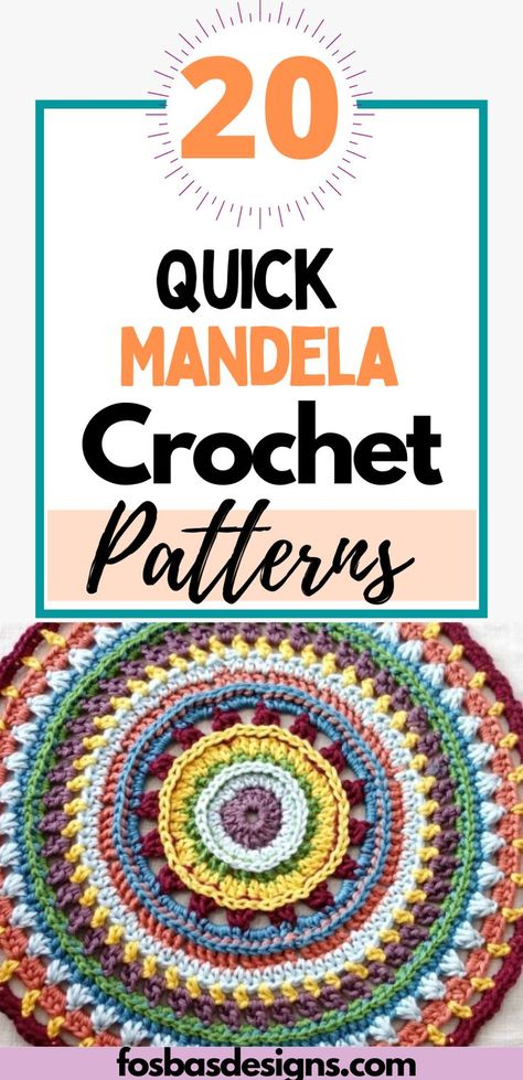 Crochet Mandela Patterns, Free Mandala Crochet Patterns, Mandela Patterns, Mandala Yarn, Mandala Patterns, Mandala Wall Hanging, Crochet Mandala Pattern, Crochet Vest Pattern, Simple Mandala