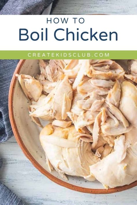 Boiling chicken is a straightforward process that yields perfectly cooked meat. Whether you plan to use it in a recipe or enjoy it as a standalone dish with your favorite sides, following these simple steps will help you boil chicken to perfection. Perfect for your weekly meal prep and planning! Boiling Chicken, Gluten Free Orange Chicken, Way To Cook Chicken, Boil Chicken, Sheet Pan Meals Chicken, Gluten Free Chicken Recipes, Boiled Chicken Breast, Weekly Meal Prep, Ways To Cook Chicken