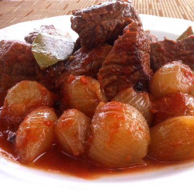 Gigantes Plaki (Greek Baked 'Giant' Beans) - My Greek Dish My Greek Dish, Greek Beef Stew, Beef Stifado, Greek Beef, Cypriot Food, Greek Food Recipes, Gooseberry Patch, Greek Foods, Greek Cooking