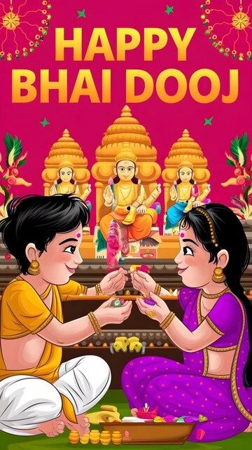 Happy bhai dooj wishes | Premium AI-generated image Happy Bhai Dooj Wishes, Happy Bhai Dooj Images, Bhai Dooj Images, Bhai Dooj Wishes, 15 August Photo, Happy Bhai Dooj, Bhai Dooj, Shri Ganesh Images, Shri Ganesh