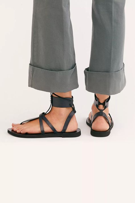 American Eagle Sandals, Tie Up Sandals, Strappy Leather Sandals, Vacation Days, Ankle Wrap Sandals, Walking Sandals, Wrap Sandals, Only Shoes, Lace Up Sandals