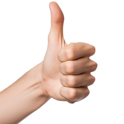 Close-up of hand showing thumbs up sign. Generated AI Thumbs Up Sign, Hand Images, Reference Pictures, Cityscape Photos, Logo Banners, Presentation Slides, Nature Backgrounds, Heart With Arrow, Custom Illustration