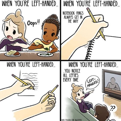 How sometimes the whole world seems to be conspiring against me and my left-handedness. | 13 Whiny Things You'll Probably Yell At Me For Whining About Left Handed Memes, Lefty Problems, Left Handed Humor, Left Handed Problems, Left Handed Facts, Artist Problems, Left Handed People, Teen Posts, Struggle Is Real