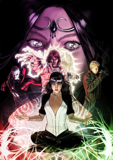 Justice League Dark #6 cover - Zatanna by Mikel Janin * Zatanna Justice League Dark, Mikel Janin, Zatanna Dc Comics, Justice League Dark, Batman Arkham Origins, Dc Comics Heroes, Arte Dc Comics, Batman Comic Art, Dc Comics Characters