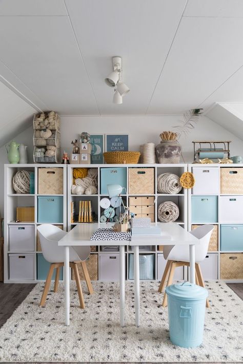 Sewing Room Inspiration, Sewing Room Design, Dream Craft Room, Craft Room Design, Hobby Room, Craft Room Storage, Craft Room Office, Design Del Prodotto, Sewing Rooms