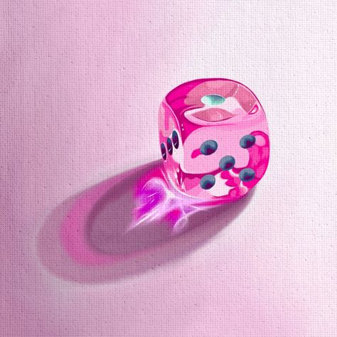 Roll the dice 🎲💞 I’ve been doing ten minute sessions on this one during nap times over the last few weeks, and it’s finally finished! (I think!) iPad painting definitely lends itself better to dipping in and out and painting more casually - plus painting in your pjs on the sofa, what’s not to like 🤪 I don’t think I’ll ever leave the oil paints behind; but it’s definitely really fun dabbling with digital! Swipe to see the timelapse video, and the painting flipped round - I realised in a l... Dice Painting, Fun Things To Paint, Miniature Painting Ideas, Pencil Colour Painting, What To Paint, Round Painting, Pencil Inspiration, Nap Times, Ipad Painting