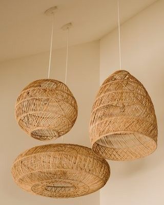 Beach Style Bathroom, Serena And Lily, Black Ceiling, White Ceiling, Bell Pendant, Cluster Pendant, Serena & Lily, Beautiful Bedding, Beautiful Textures