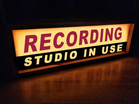 Stage Door Sign, Recording Studio Aesthetic, Music Store Design, Beautiful Townhouse, Music Studio Design, Theater Room Decor, Music Studio Decor, Group Office, Home Recording Studio Setup