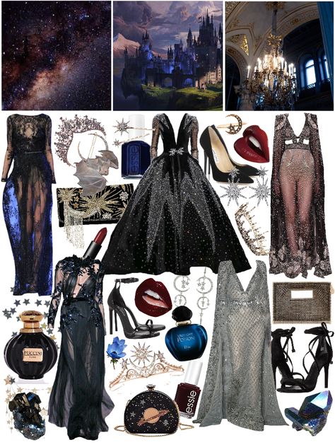 Court Outfit Ideas, Night Court Outfit, Court Outfit, Fantasy Party, Ball Aesthetic, Court Dresses, Night Court, Bachelorette Trip, Dress Design Sketches