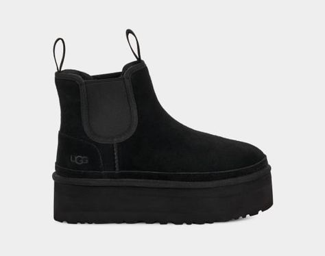 Neumel Platform Chelsea Ugg Chelsea Boots, Ugg Neumel, Platform Chelsea Boots, Black Chelsea Boots, Platform High Heels, Classic Boots, Black High Heels, Chelsea Boot, Womens Uggs