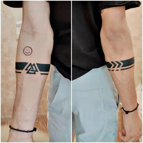 Arm Band Tattoo Men, Tettu Design Tattoo, Forearm Band Tattoos Men, Arm Band Tattoo Designs, Arm Band Tattoos For Men, Tato Irezumi, Bracelet Tattoo For Man, Forearm Tattoo Designs, Tato Maori