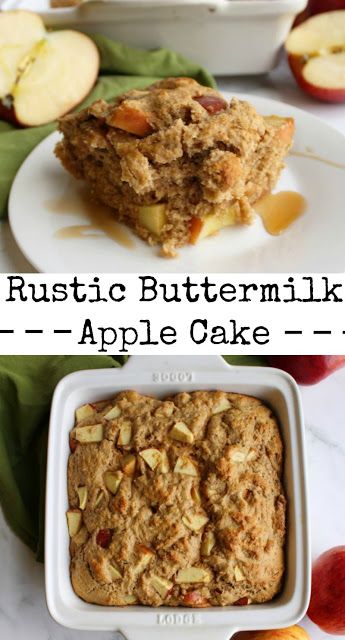 Loaded with fresh apples, this rustic buttermilk cake is easy to put together and absolutely fabulous to eat. Serve it as a coffee cake, snack cake or for an easy dessert. Cake Snack, Buttermilk Cake, Apple Coffee Cakes, Friends Recipes, Apple Treat, Buttermilk Recipes, Healthy Cake Recipes, Pound Cakes, Cooked Apples